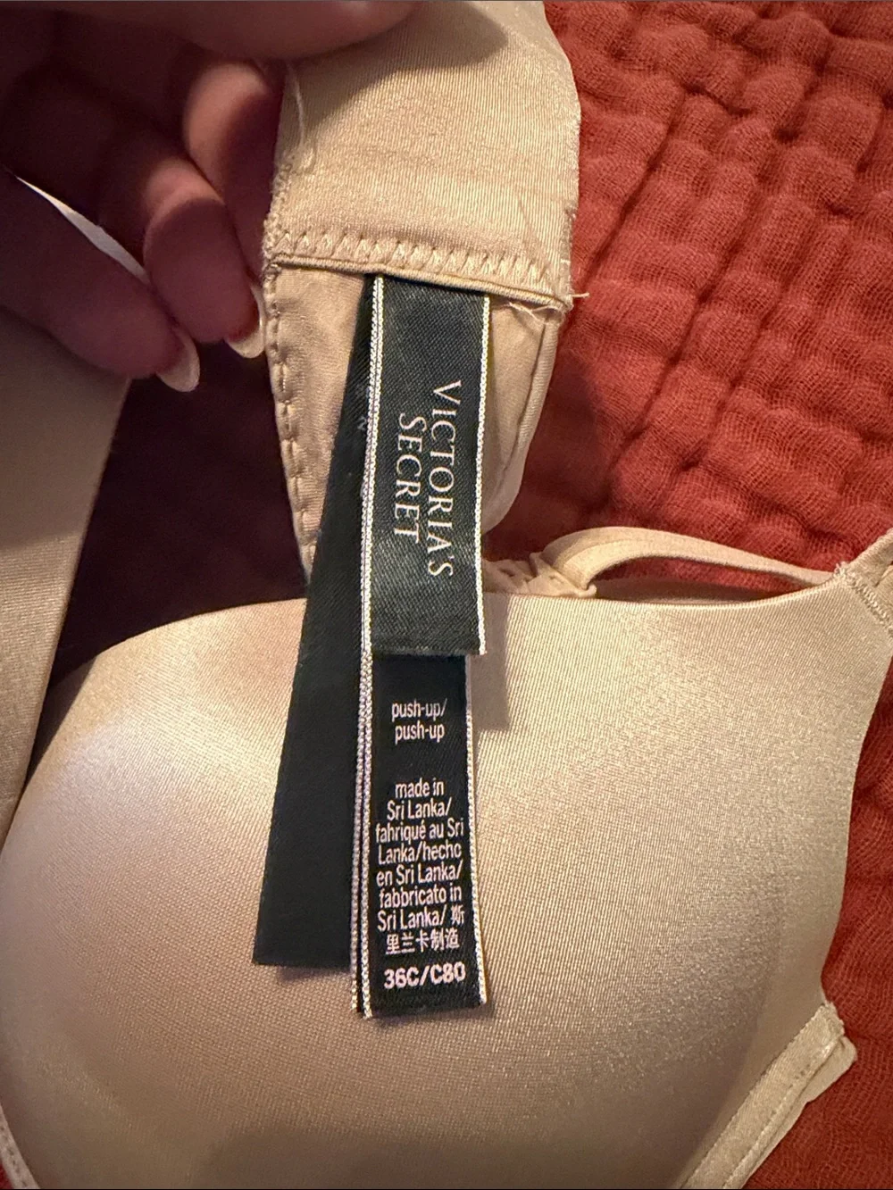 Victoria's Secret Very Sexy Nude/Beige Padded Underwire Bra